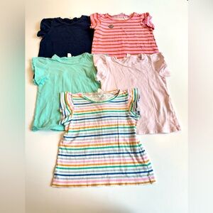 Girls Crewcuts ruffle tee shirt bundle size 2 or xxs.